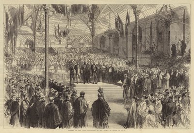 Inauguración de la Exposición de Leeds por el Príncipe de Gales de Sir John Charles Robinson